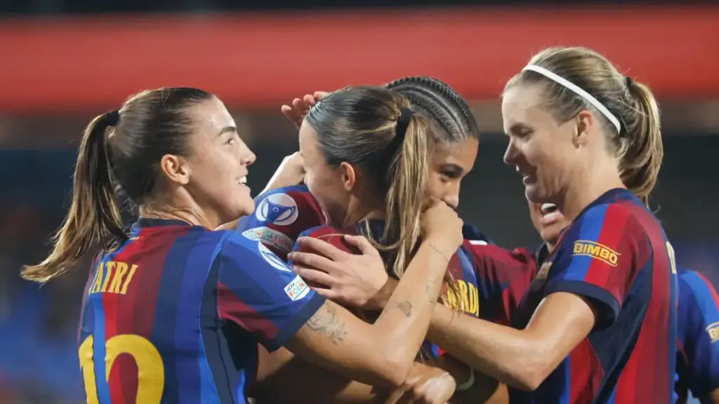 Estreno con goleada del Barça campeón