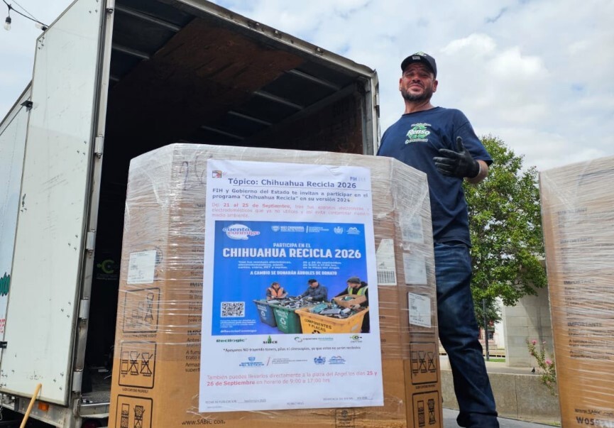 Recolectan 55 mil toneladas de residuos con Chihuahua Recicla