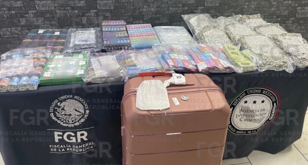 Incautan 590 cigarrillos y vapeadores con marihuana en aeropuerto
