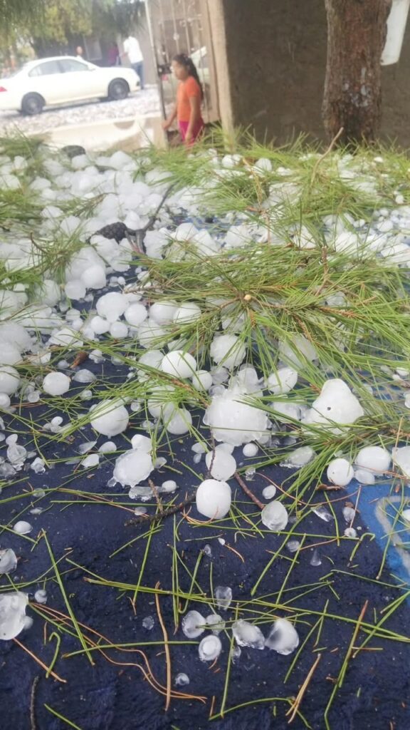 Reporta Protección Civil tormentas acompañadas de granizo en la zona noroeste