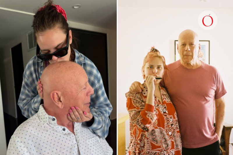 Tallulah Willis compartió en Instagram una foto con su padre, Bruce Willis, y dejó ver el estado de salud del actor