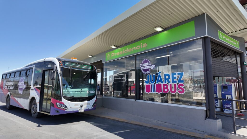 Llevará JuárezBus CAM Móvil a Estación Presidencia del BRT-1