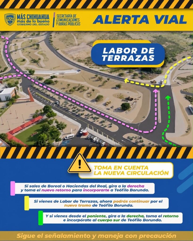 Abrirá SCOP nuevo tramo en Prolongación Teófilo Borunda en los próximos días