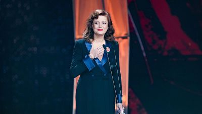 Susan Sarandon, Goya internacional, llama a "cambiar el mundo" y "pasar a la acción"