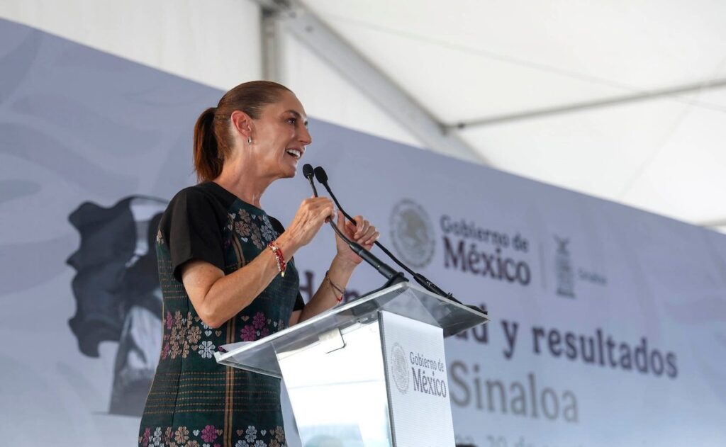 Sheinbaum rechaza intervención extranjera desde Sinaloa
