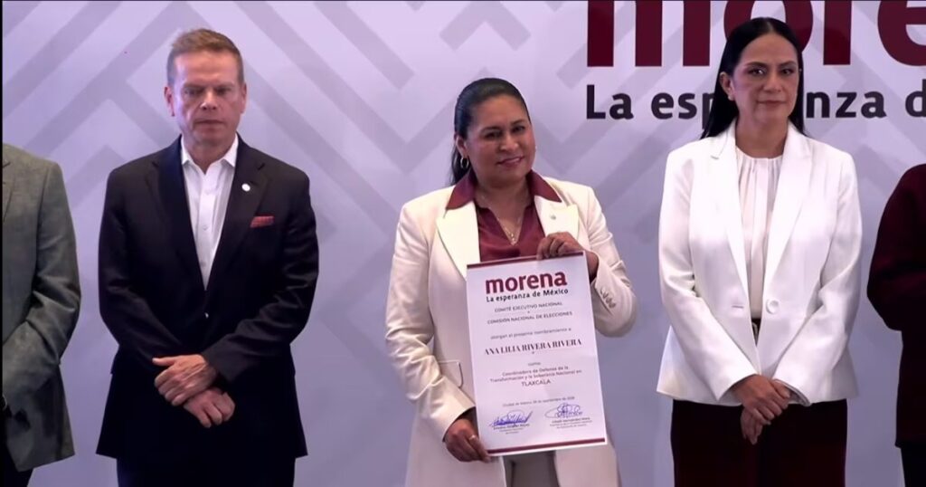 Morena elige a Ana Lilia Rivera como coordinadora en Tlaxcala