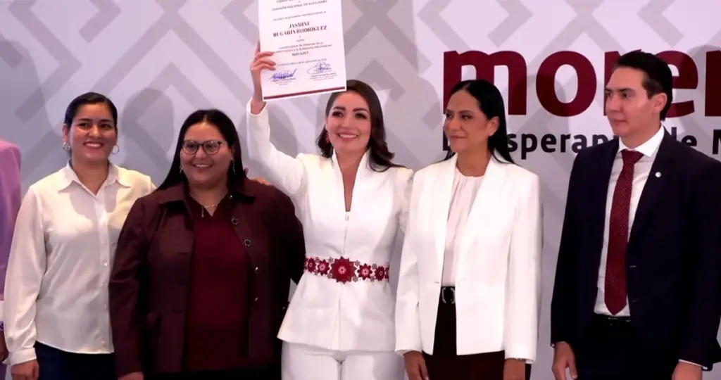 Morena designa a Jasmine Bugarín Rodríguez como coordinadora de la 4T en Nayarit