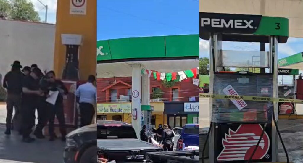 Operativo federal deja tres gasolineras aseguradas en NL