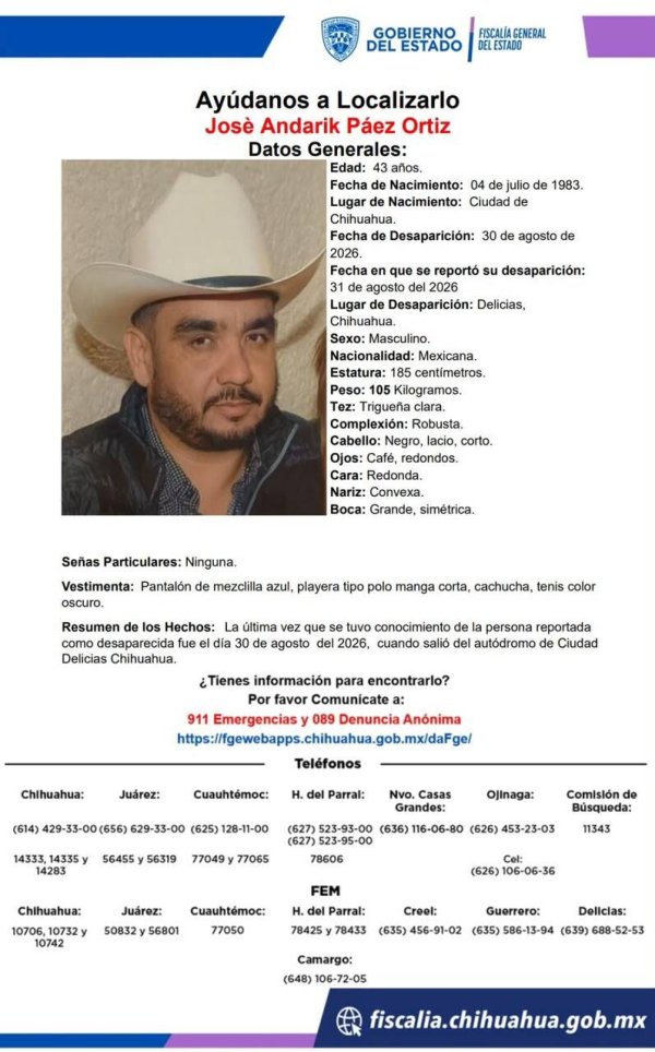 Realizan cateo tras caso de levantón en Delicias