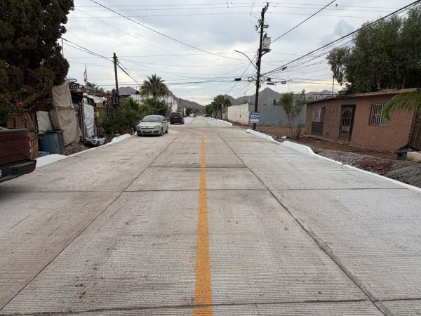 Concluye pavimentación en calle Daniela Ortiz