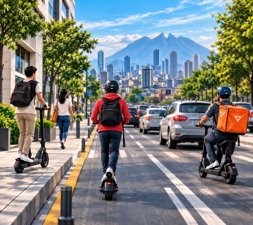 Regularán circulación de scooters en la urbe regia