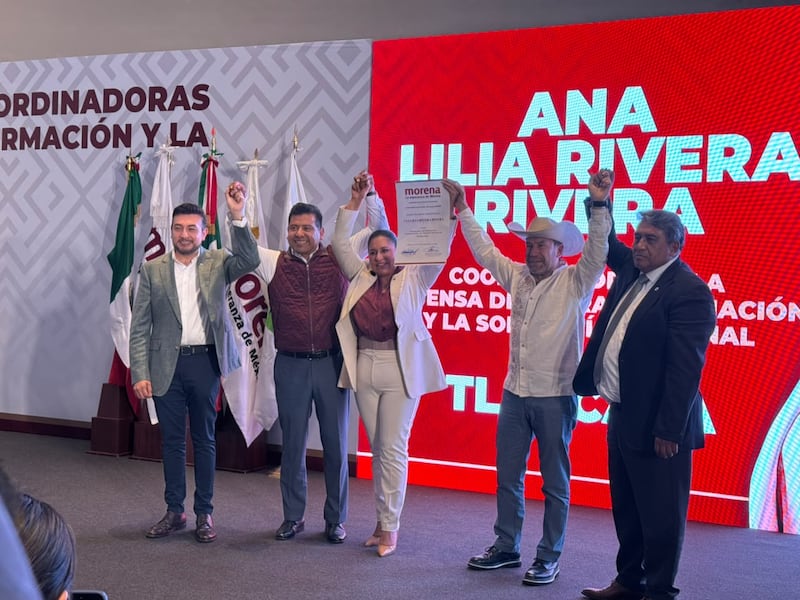 Ana Lilia Rivera coordinadora de Morena en Tlaxcala