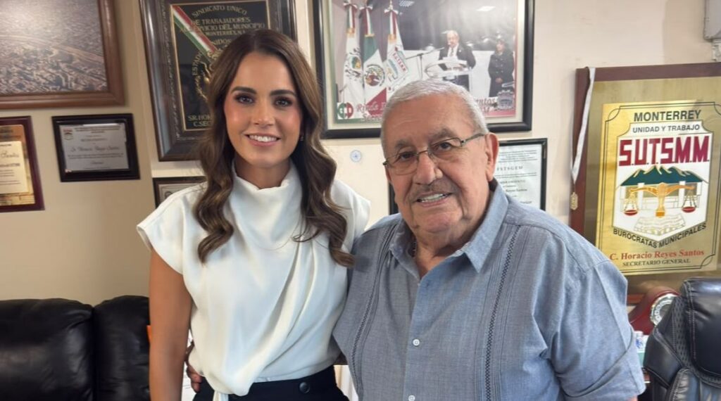 Tiene acercamiento Lorena de la Garza con líder sindical de MTY
