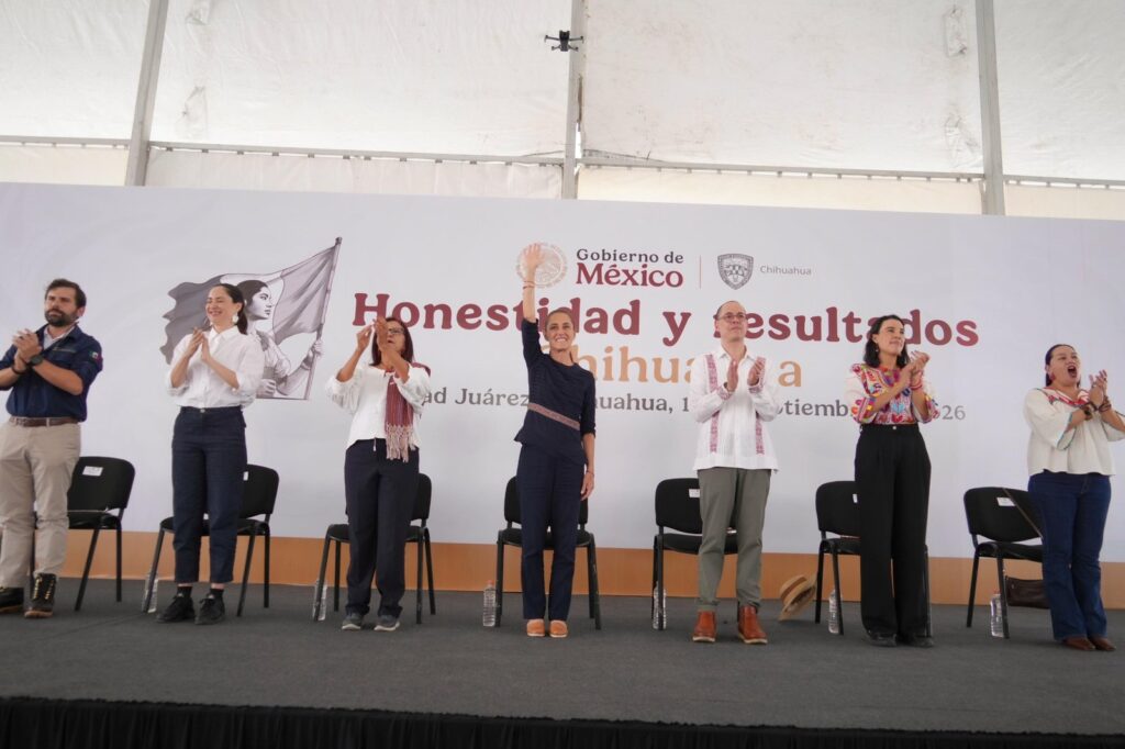 Todas y todos, a defender la patria: Claudia Sheinbaum desde Ciudad Juárez