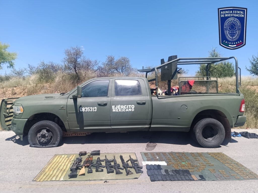 Aseguran pick up clonado en Nonoava Aseguran pick up clonado en Nonoava