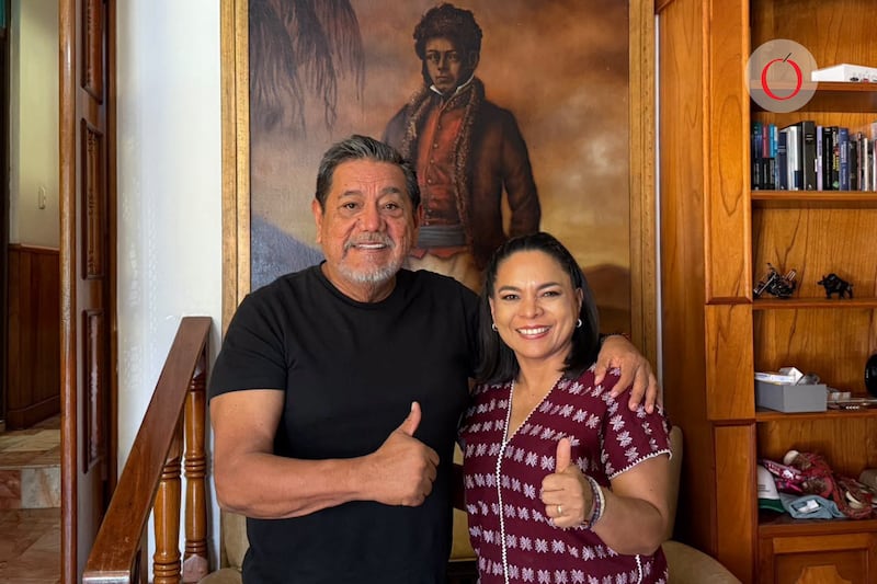Con Vicente de testigo