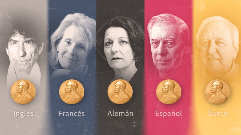 El Nobel de Literatura habla inglés con acento norteamericano pero Francia es el país con más ganadores