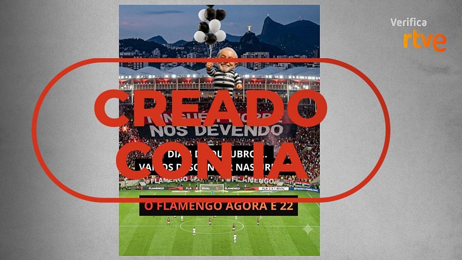 Imagen del estadio Maracaná generada con IA.