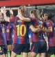 Women’s Champions League. Barça Femenino-Paria FC. Celebración 1-3 gol de Pâjor a pase de Graham.