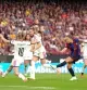 BARCELONA, SPAIN - OCTOBER 04: Claudia Pina of Barcelona scores her team’s first goal during the Liga F Moeve 2026/27 match between FC Barcelona and Real Madrid CF at Spotify Camp Nou on October 04, 2026 in Barcelona, Spain. (Photo by Alex Caparros/Getty Images)