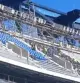 La primera zona en la que se han colocado es en el Lateral, delante de Tribuna