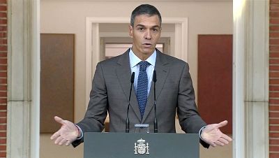 Sánchez convoca elecciones anticipadas el 29 de noviembre: "Ha llegado el momento de decidir qué futuro queréis"